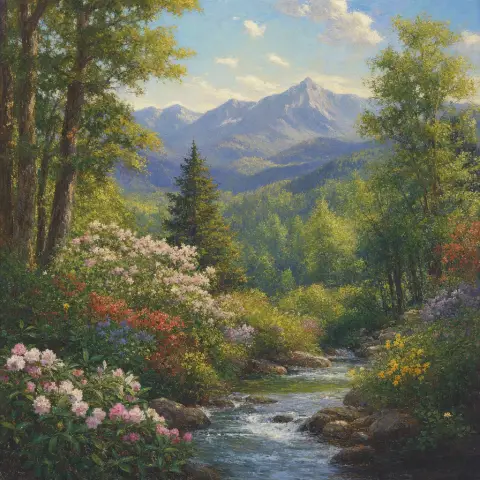阿博特·富勒·格雷夫斯 Abbott Fuller Graves 风格生成图