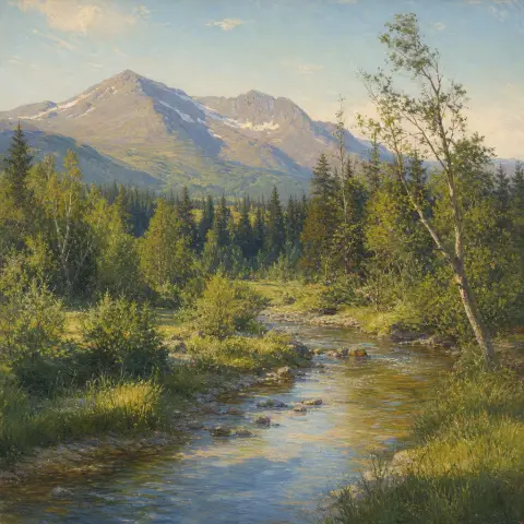 安娜·安恰尔 Anna Ancher 风格生成图