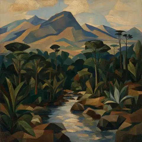 坎迪多·波尔蒂纳里 Candido Portinari 风格生成图