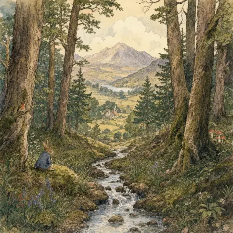 E. H. 谢泼德 E.H. Shepard 风格生成图
