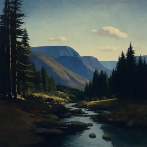 爱德华·霍珀 Edward Hopper 风格生成图