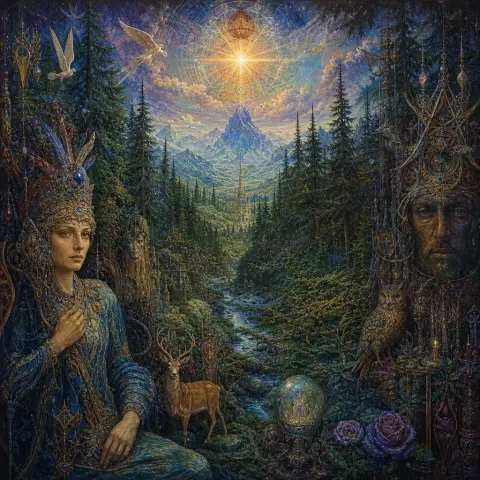 恩斯特·福克斯 Ernst Fuchs 风格生成图