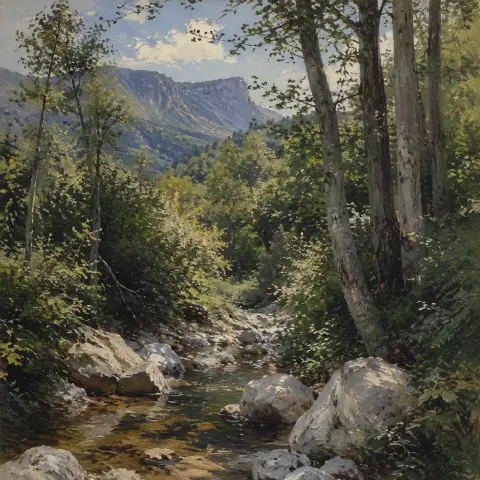 弗雷德里克·巴齐耶 Frederic Bazille 风格生成图