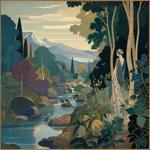 乔治·巴比耶 George Barbier 风格生成图