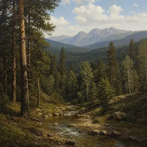 伊凡·希施金 Ivan Shishkin 风格生成图