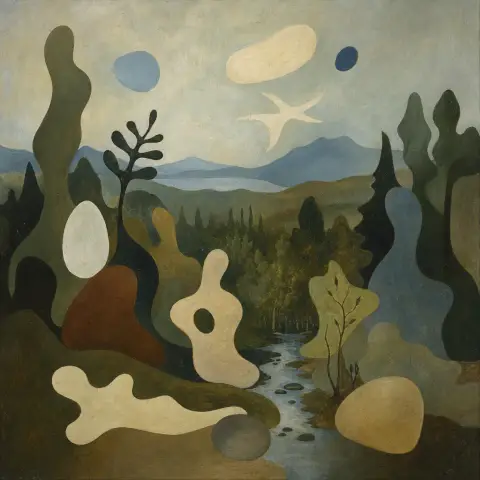 让·阿尔普 Jean Arp 风格生成图