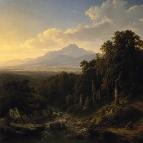 卡尔·弗里德里希·申克尔 Karl Friedrich Schinkel 风格生成图