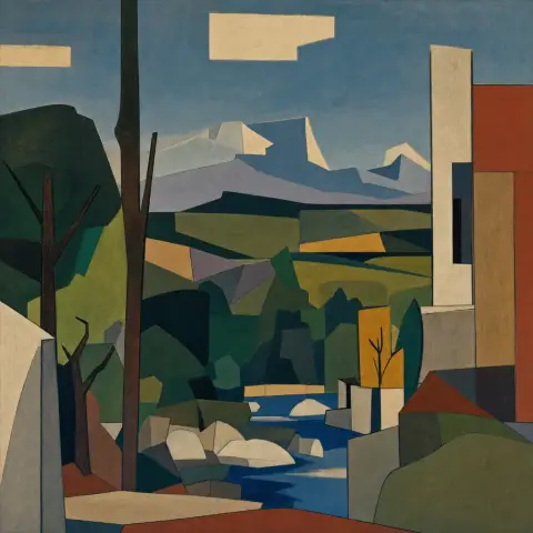 勒·柯布西耶 Le Corbusier 风格生成图
