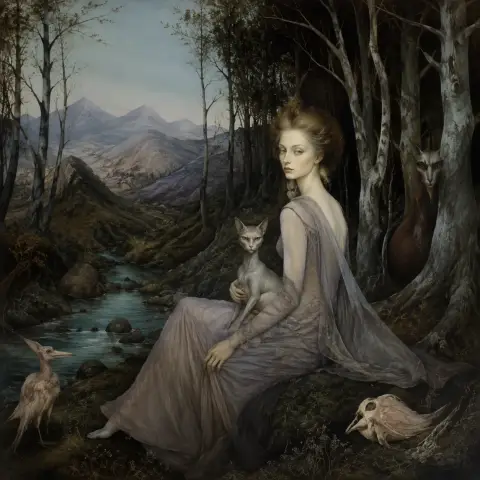 莱昂诺尔·菲尼 Leonor Fini 风格生成图