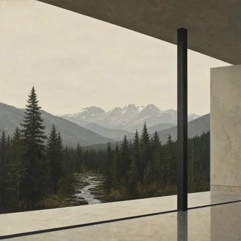 路德维希·密斯·凡·德·罗 Ludwig Mies van der Rohe 风格生成图