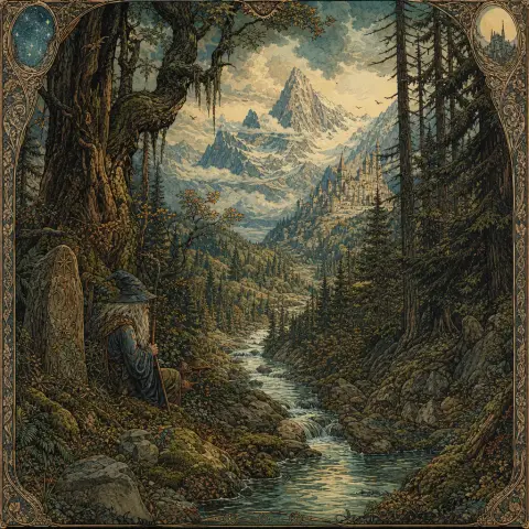 迈克尔·威廉·卡鲁塔 M.W. Kaluta 风格生成图