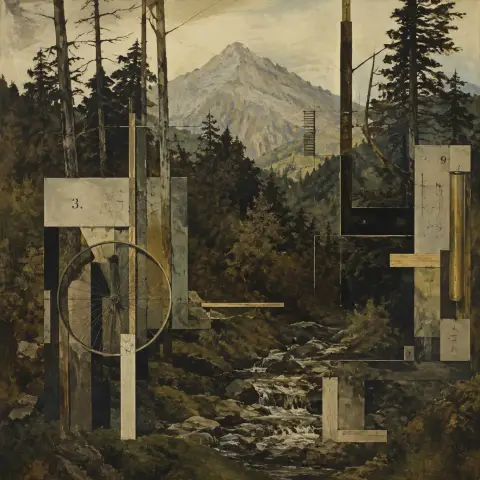 马塞尔·杜尚 Marcel Duchamp 风格生成图