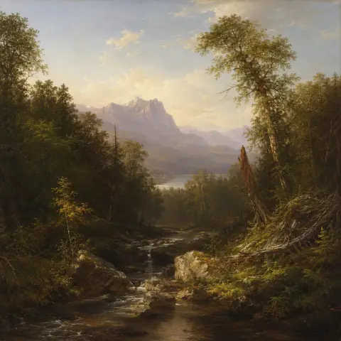 马丁·约翰逊·海德 Martin Johnson Heade 风格生成图