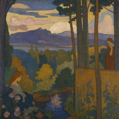 毛里斯·丹尼斯 Maurice Denis 风格生成图