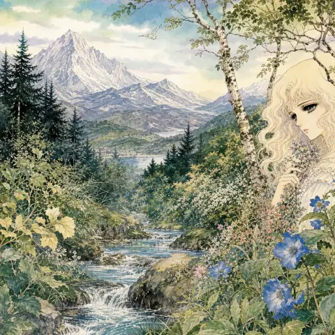 萩尾望都 Moto Hagio 风格生成图
