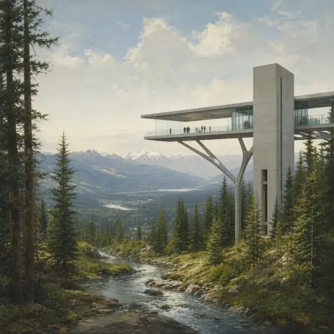 诺曼·福斯特 Norman Foster 风格生成图