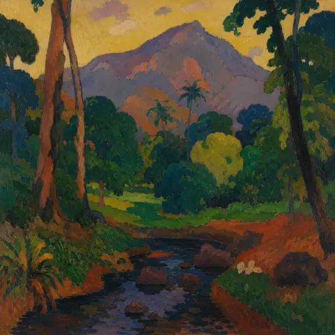 保罗·高更 Paul Gauguin 风格生成图