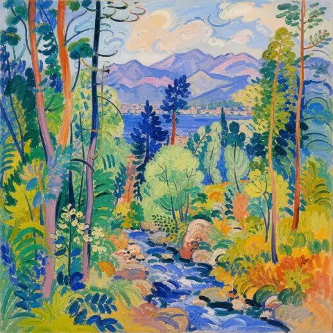 拉乌尔·杜菲 Raoul Dufy 风格生成图