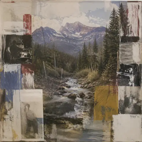 罗伯特·劳森伯格 Robert Rauschenberg 风格生成图