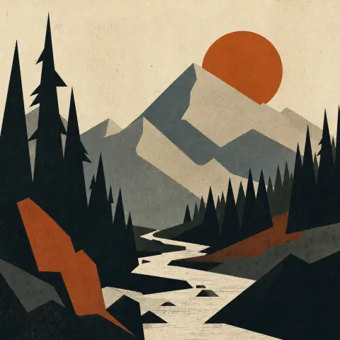 索尔·巴斯 Saul Bass 风格生成图