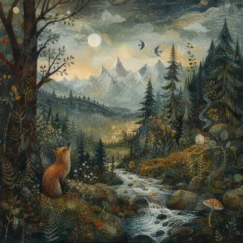 陈志勇 Shaun Tan 风格生成图