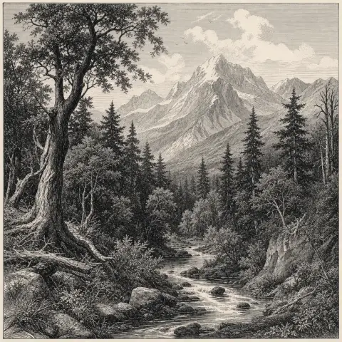 约翰·坦尼尔爵士 Sir John Tenniel 风格生成图