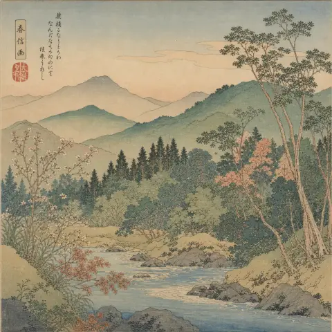 铃木春信 Suzuki Harunobu 风格生成图