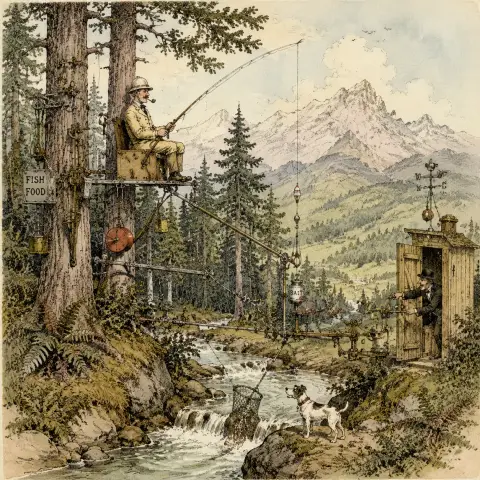 W. 希思·罗宾逊 W. Heath Robinson 风格生成图