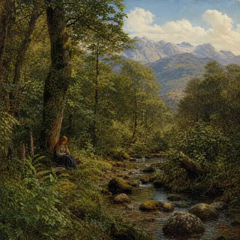 威廉·霍尔曼·亨特 William Holman Hunt 风格生成图