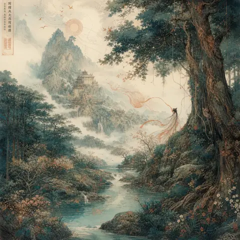 天野喜孝 Yoshitaka Amano 风格生成图