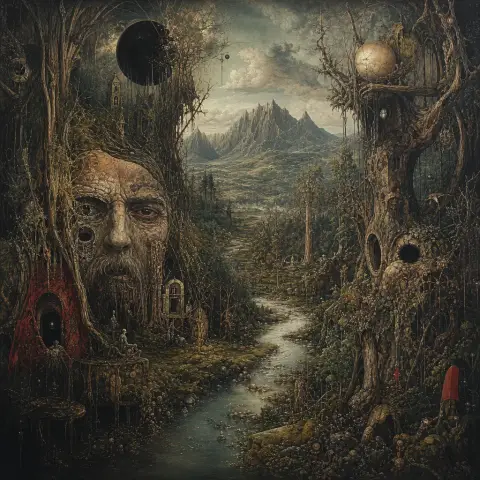 兹齐斯瓦夫·贝克辛斯基 Zdzisław Beksiński 风格生成图